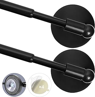 Heavy Duty Magnetic Curtain Rod For Picks collage image 2