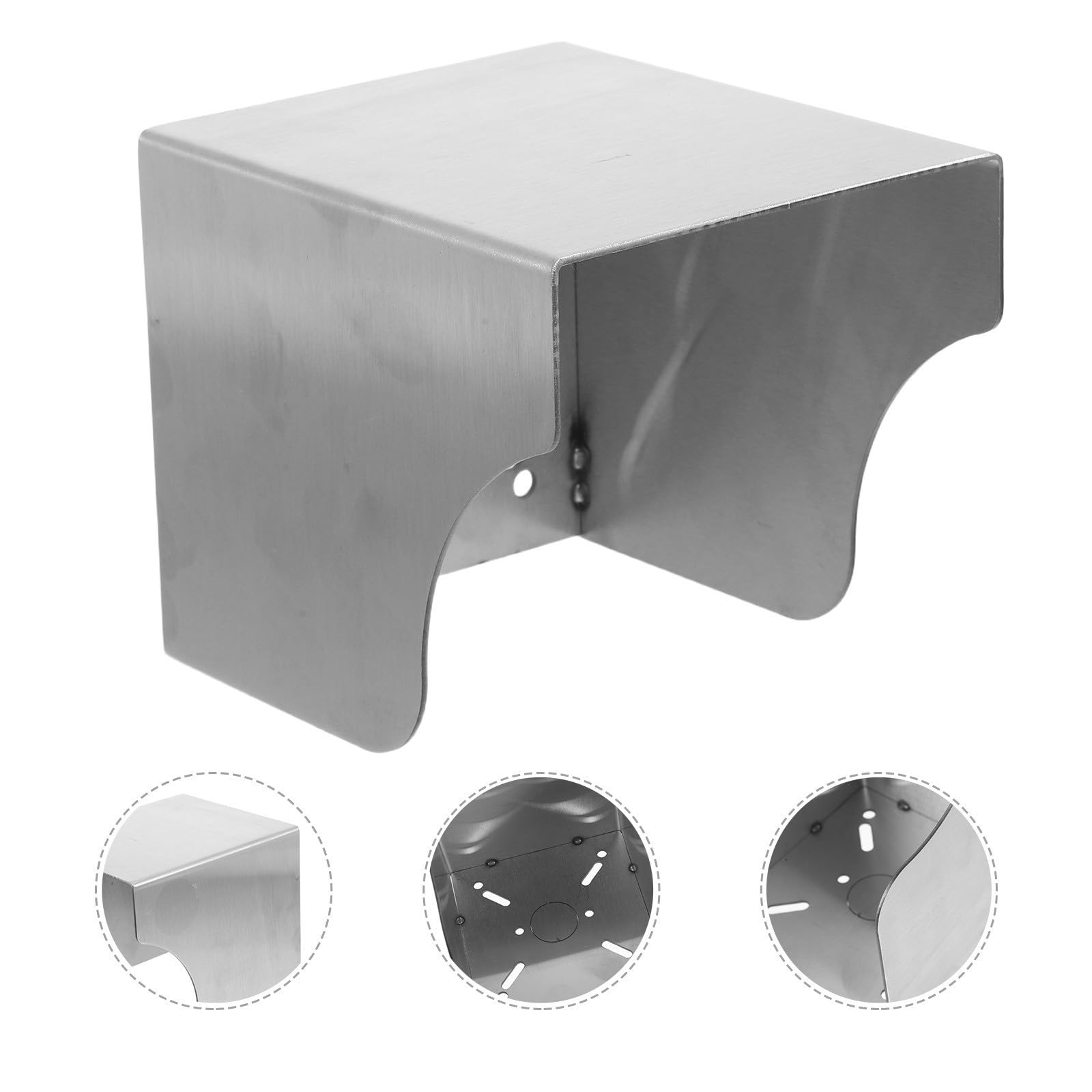 Abaodam Cubierta de Enchufe Exterior de Acero Inoxidable Resistente Intemperie para Proteger Enchufes y Interruptores en Baños y Exteriores Diseño Plata