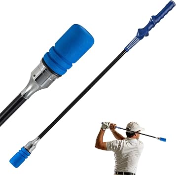 ULTIMATE Golf Swing Trainer Click Stick Weighted Golf Training Aid