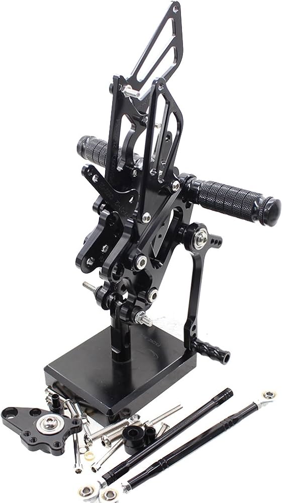 Amazon.com: CNC CBR1000RR 04-07 Motorcycle Rearset Foot Pegs Rear