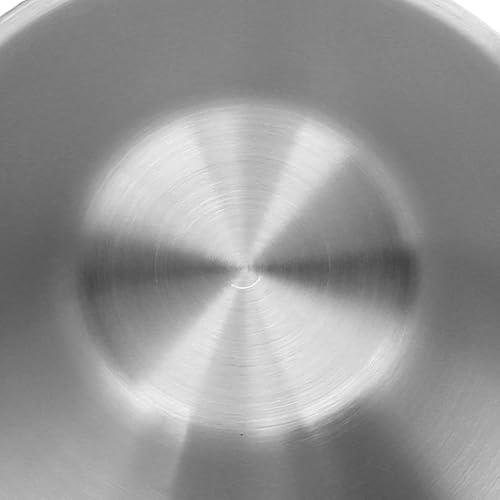 Miniatura 8 de ViaGasaFamido Cuencos para mezclar ensaladas, cuenco de ensalada seguro y exquisito para helado para arroz (plata, 5.9 pulgadas)