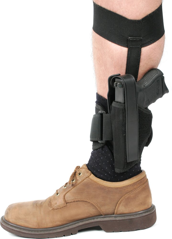 Blackhawk Ankle Holster Left - 3'' - 4'' Barrel Medium Autos(.32-.380 CAL.)