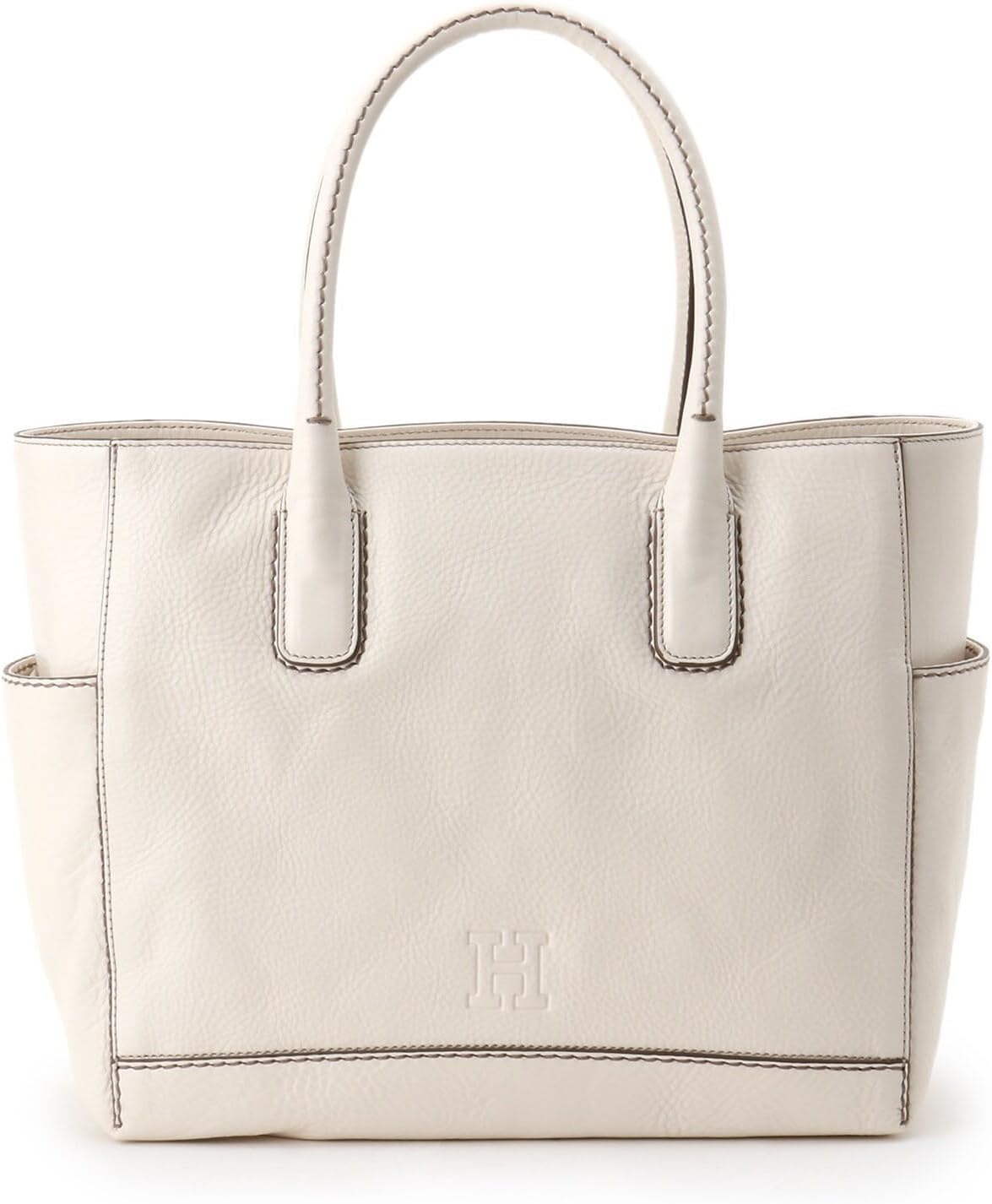 ヒロフ トートバッグ キューブ レザー ブラック イタリア製 半価販売