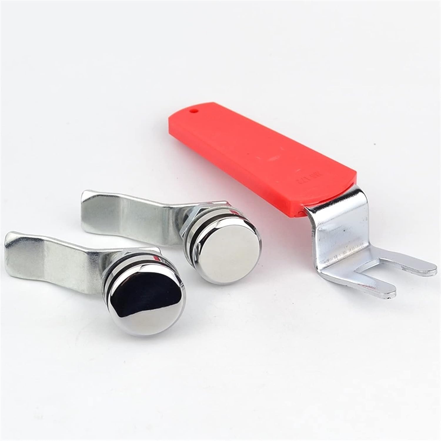 Zamek krzywkowy metalowy, Zamki do szafek, Zewnętrzny MS812-3 Cylindryczny obrotowy uchwyt blokady krzywki szafki do skrzynki rozdzielczej Tin Trunk Micro Lock 1 szt.