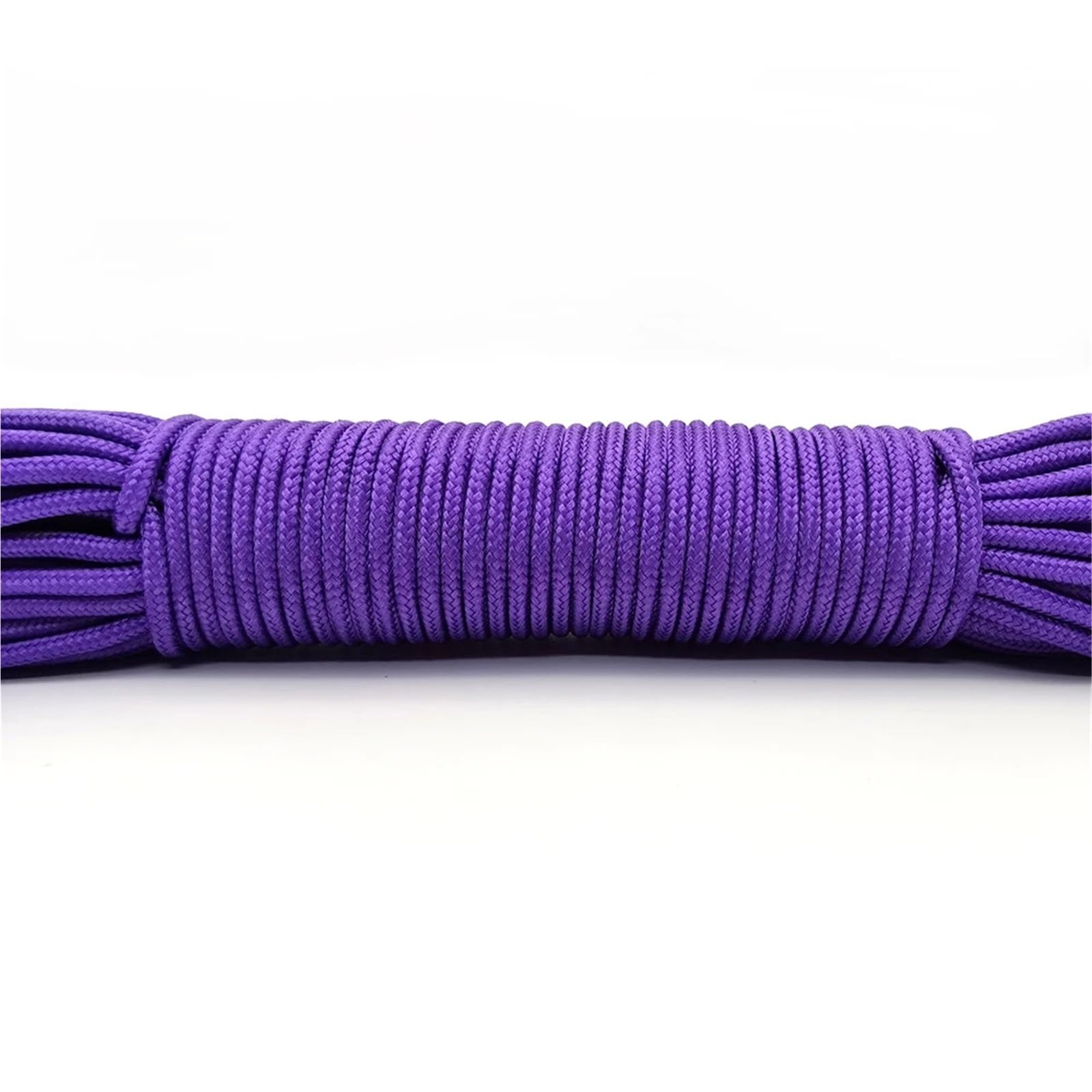 Paracord 3mm Paracord Lanyard Rope Parachute Cord Hiking Camping Clothesline Bracelet Accessory One Core 100ft 328ft(Purple,100ft(31m))