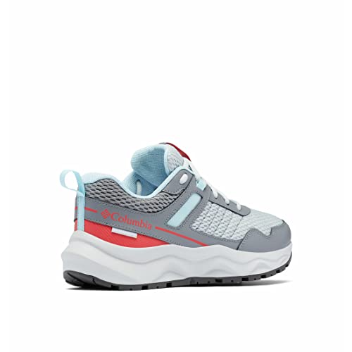 Columbia Women's Plateau Waterproof Hiking Shoe, Cirrus Grey/Red Hibiscus, 8 #TOP2