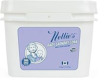 Vista 7 de Nellie's Soda de lavandería para bebés – Detergente para ropa en polvo a granel para piel sensible de bebés – Sin fragancia, suave y eficaz – 500