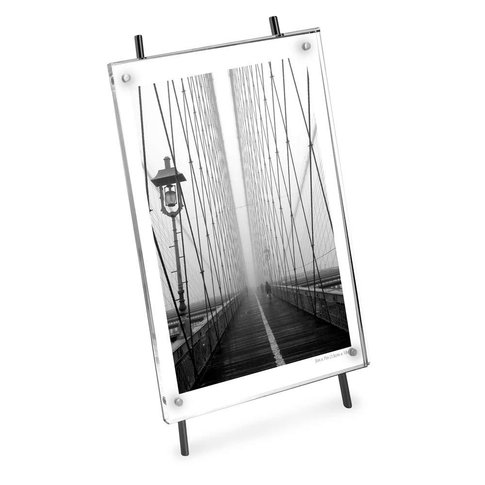 Amazon.com - Isaac Jacobs 5x7 Black Magnetic Acrylic Metal Easel