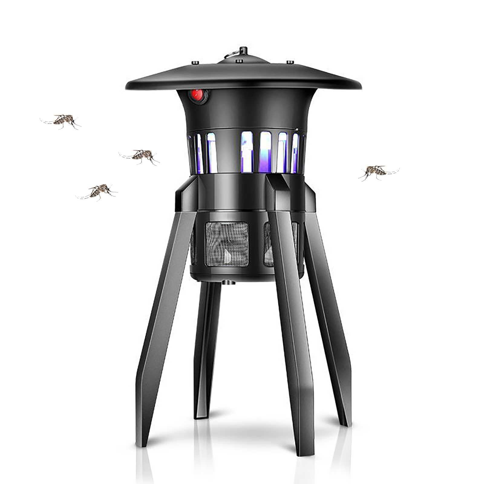 HNSYPX Outdoors Rechargeable Mosquito Repellent Cordless, Mosquito Repellent Light Physics Three Forms Safe Detachable Portable, Midge Machine Outdoor Watertight Mute Wide Range 80m²