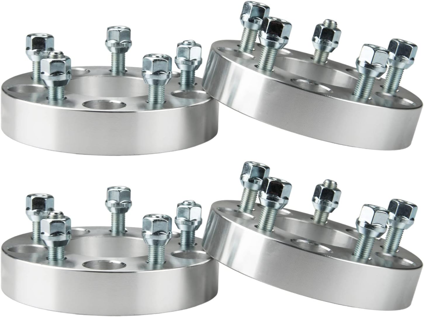 PHILTOP 5x5 to 5x4.75 Wheel Adapters 1.25 inch for Dodge, 4 Pcs Lug Wheel Adapters (Changes Bolt Pattern) with 78mm Hub Bore M12x1.5 Studs fit for 2008-2020 Grand Caravan, 2009-2020 Journey