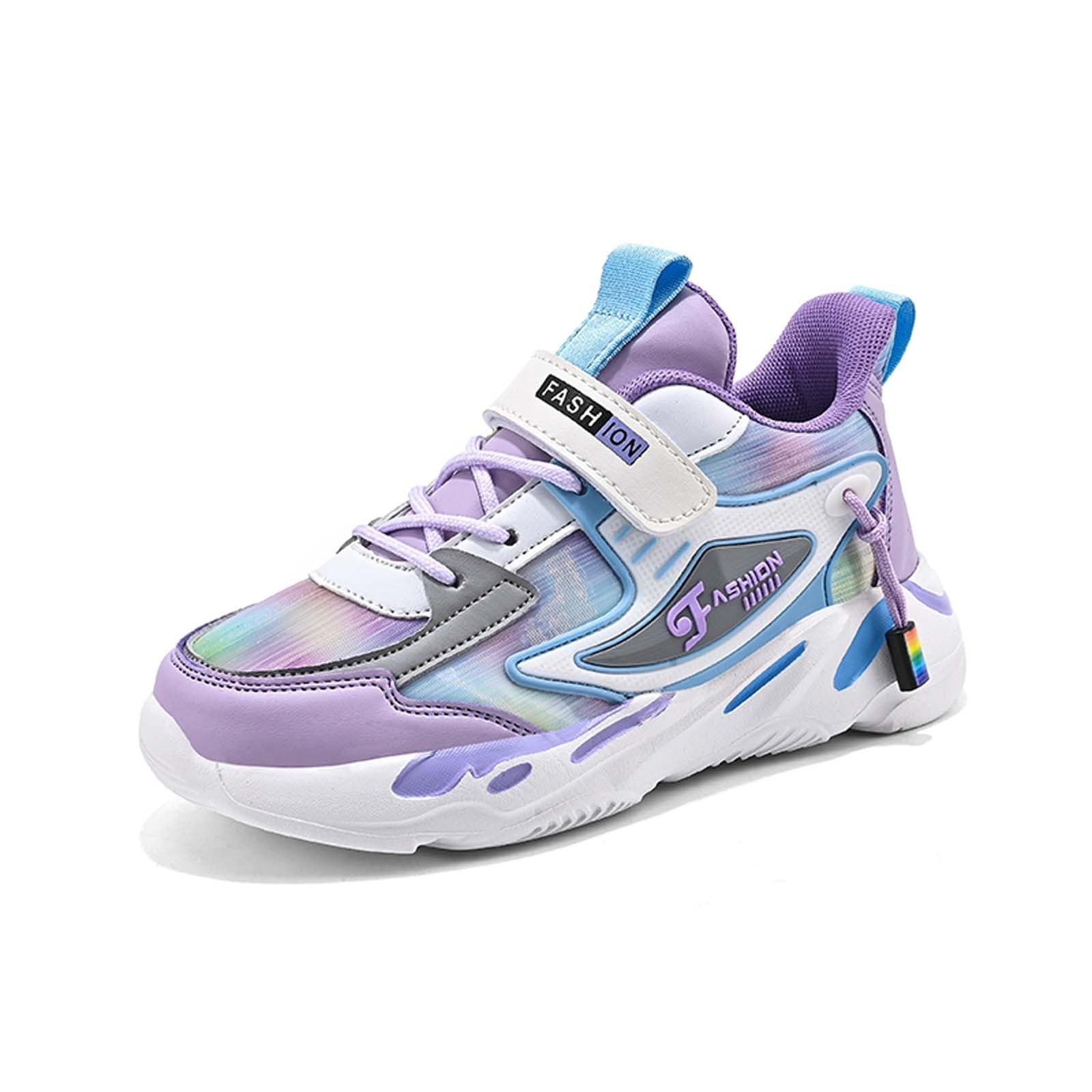 Generisch Schuhe Mädchen Turnschuhe Mädchen Sportschuhe Kinder Turnschuhe Kinder Hallenschuhe Kinderschuhe Atmungsaktiv Laufschuhe Sneaker