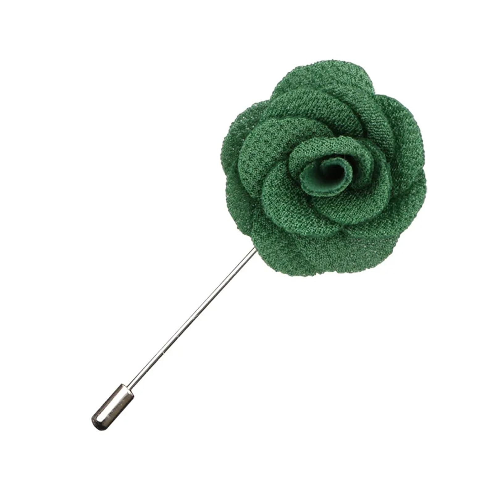 MQFBNNP Wedding boutonniere Boutonniere Men Brooch Pins Wedding Groom Buttonholes(Green)