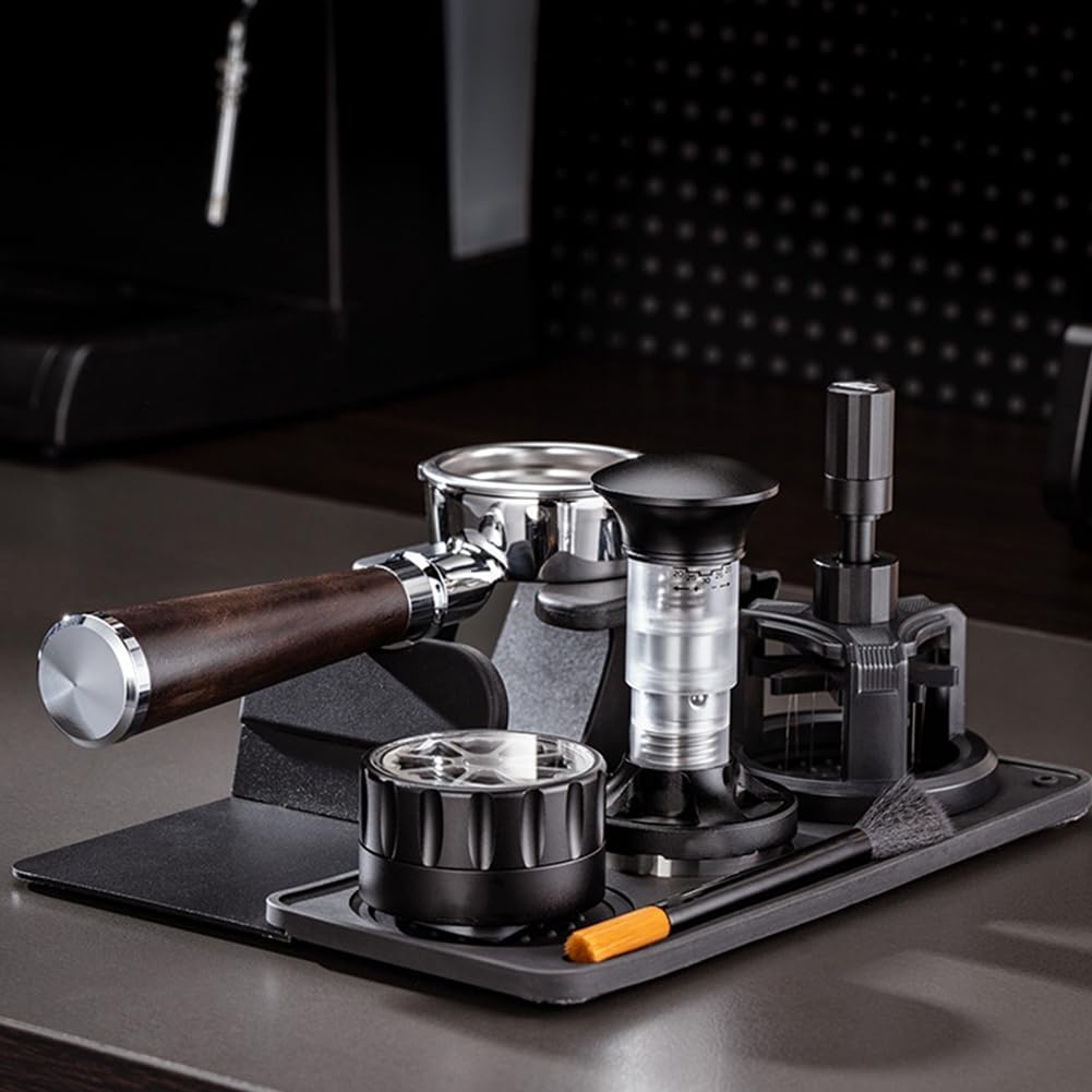 Base Apisonador Café,Almohadilla Silicona,Base Apisonador Antideslizante,Almohadilla,Almohadilla Esquina,Almohadilla para Martillo Pólvora para Mangos 51-58 Mm.