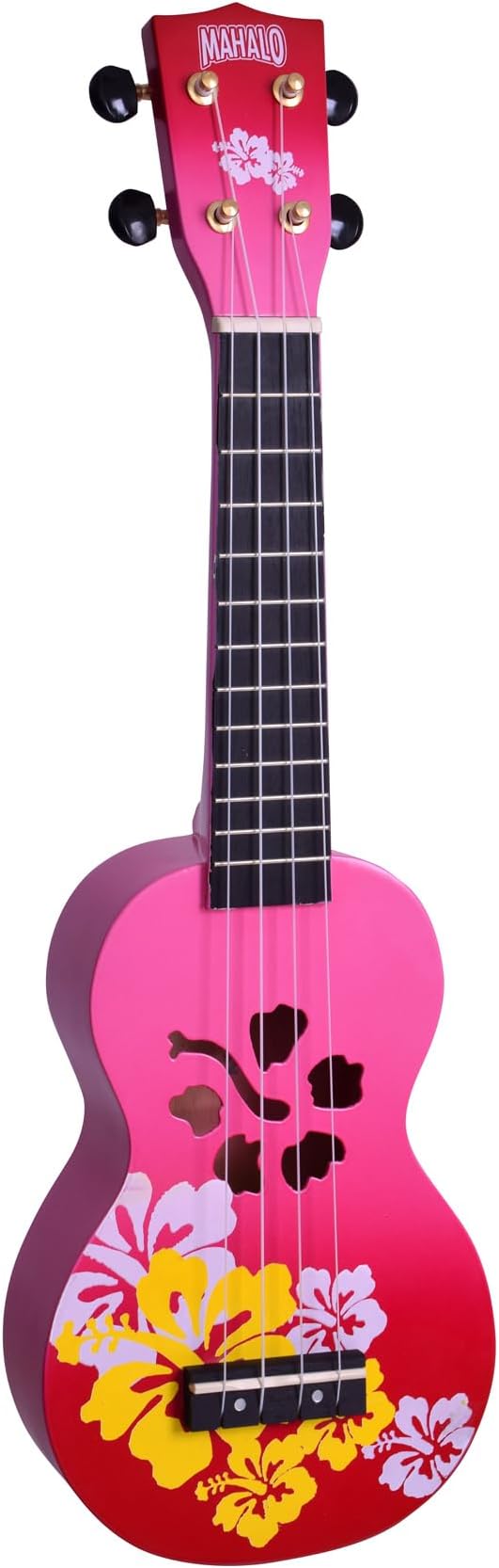 Ukuleles Mahalo Designer Series Ukulele, Right Handed, Red Burst, Soprano (MD1HB rdb)