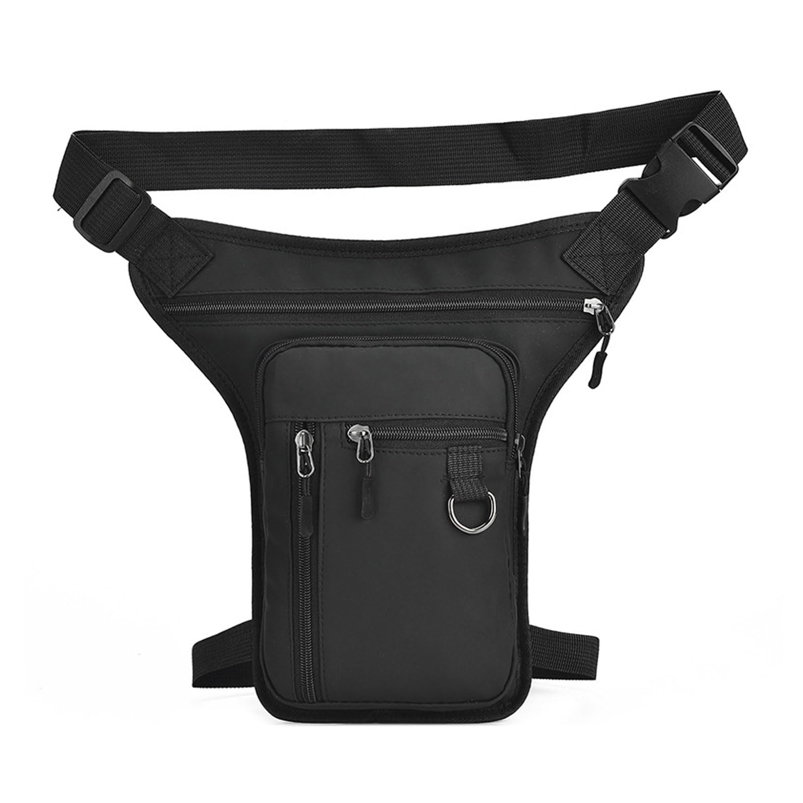 Sacoche moto jambe étanche noire - Sacoche de cuisse et taille réglable pour motard