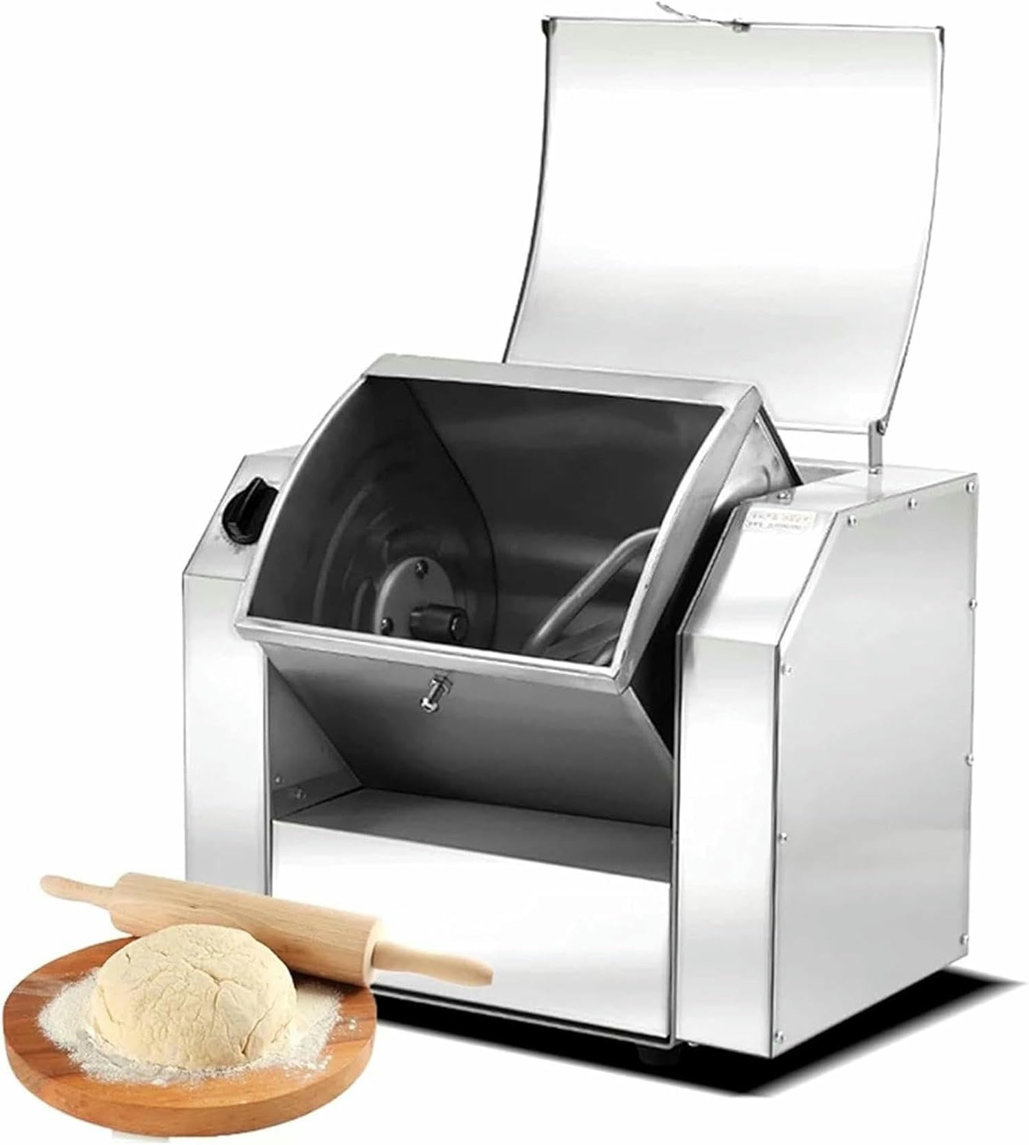 Mixer per Alimenti Commerciali, Miscela di Impasto Commerciale, Miscelatore Stand, Stampante Efficiente, Tempo di Risparmio Ed Energia, 30/50 kg/h, 3 kg