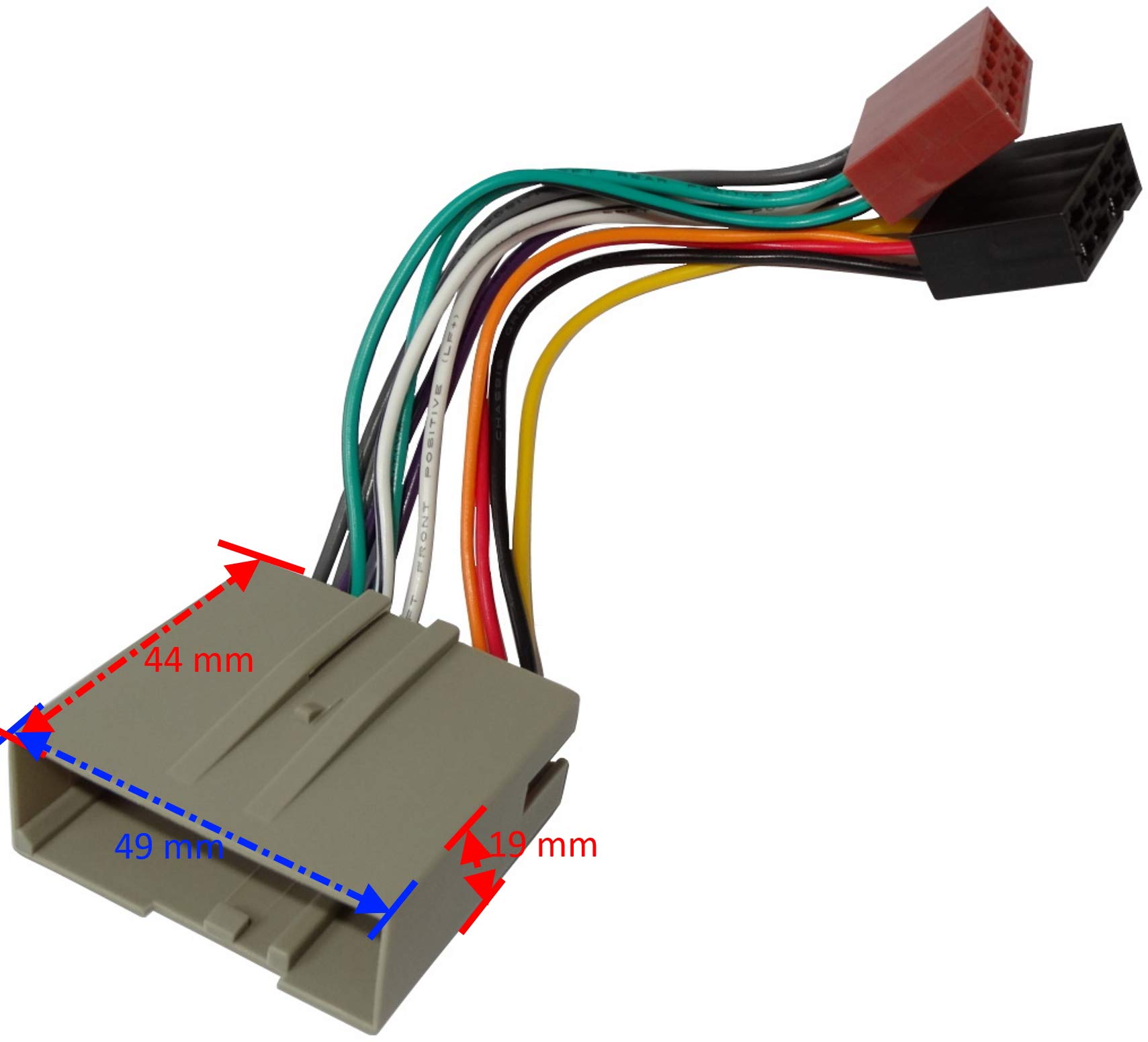 AERZETIX: Adattatore cavo spina ISO per autoradio C1995