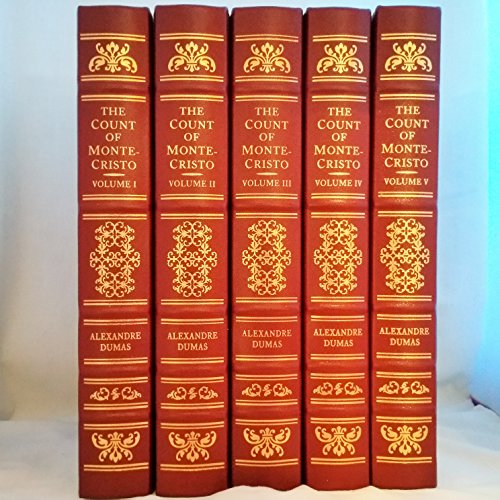THE Count of Monte Cristo 5 Volumes (Easton Press Deluxe Edition)