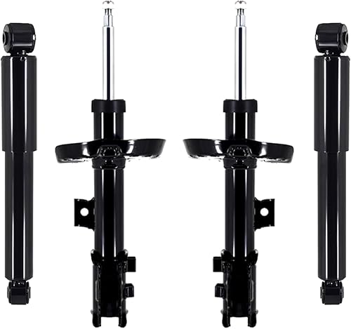 PM Auto Set 4 amortiguador de suspensión delantera puntal-trasero para 2013-2017 Hyundai Veloster Monotube Performance Upgrade