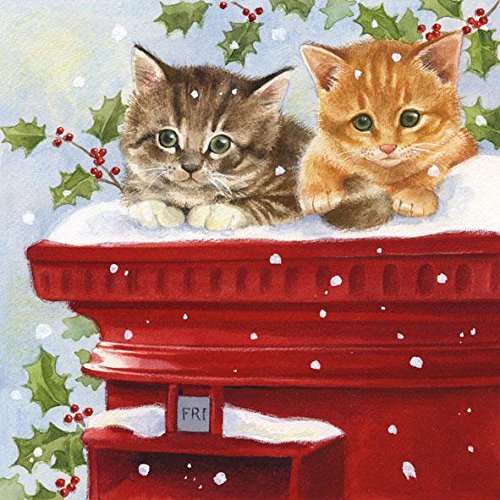 Tovaglioli 3 veli 33x33cm Postmaster 20pz