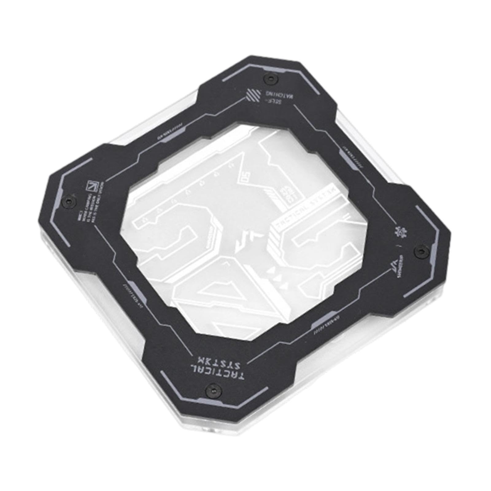 Coaster en aluminium et acrylique avec isolation thermique