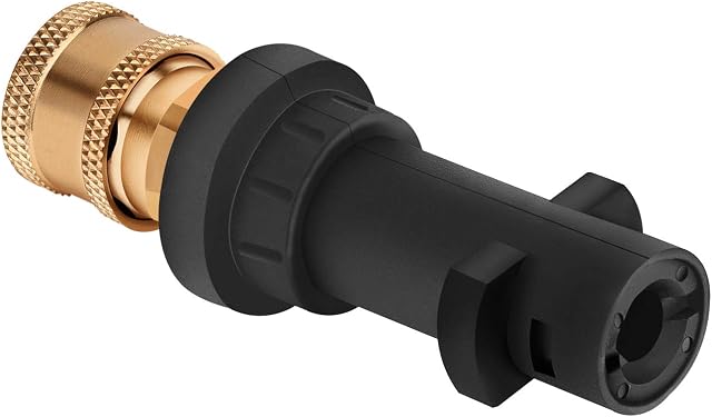 MoPei Pressure Washer Adapter for Karchers K2 K3 K4 K5 K6 K7 Handgun, Converts Bayonet Connection to 1/4 in. Quick Connect Female Fitting, 3000 PSI