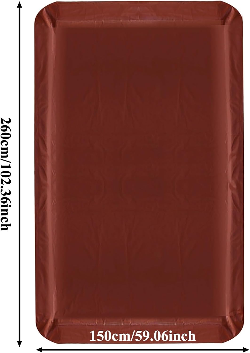 Water-Resistant Billiard Pool Table Cover Coffee Oxford Cloth Fits 8ft Ping Pong Tables 260 x 150cm