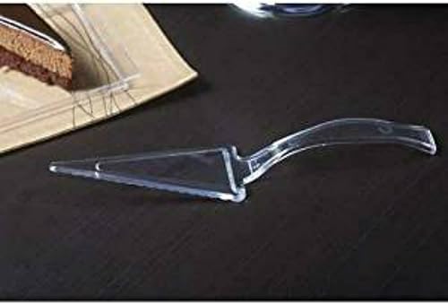 zappy Servidores de plástico para tartas, servidores de postre, rebanador de pastel de pizza de 10 pulgadas, cuchillo de pastel o cortador de pastel