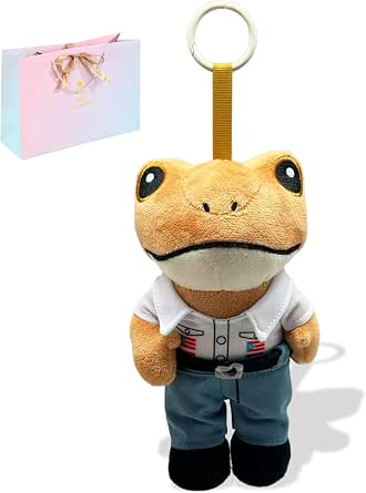 El Sapo Concho Plush Keychain – Cute Handmade Plush Toy With Metal Clip