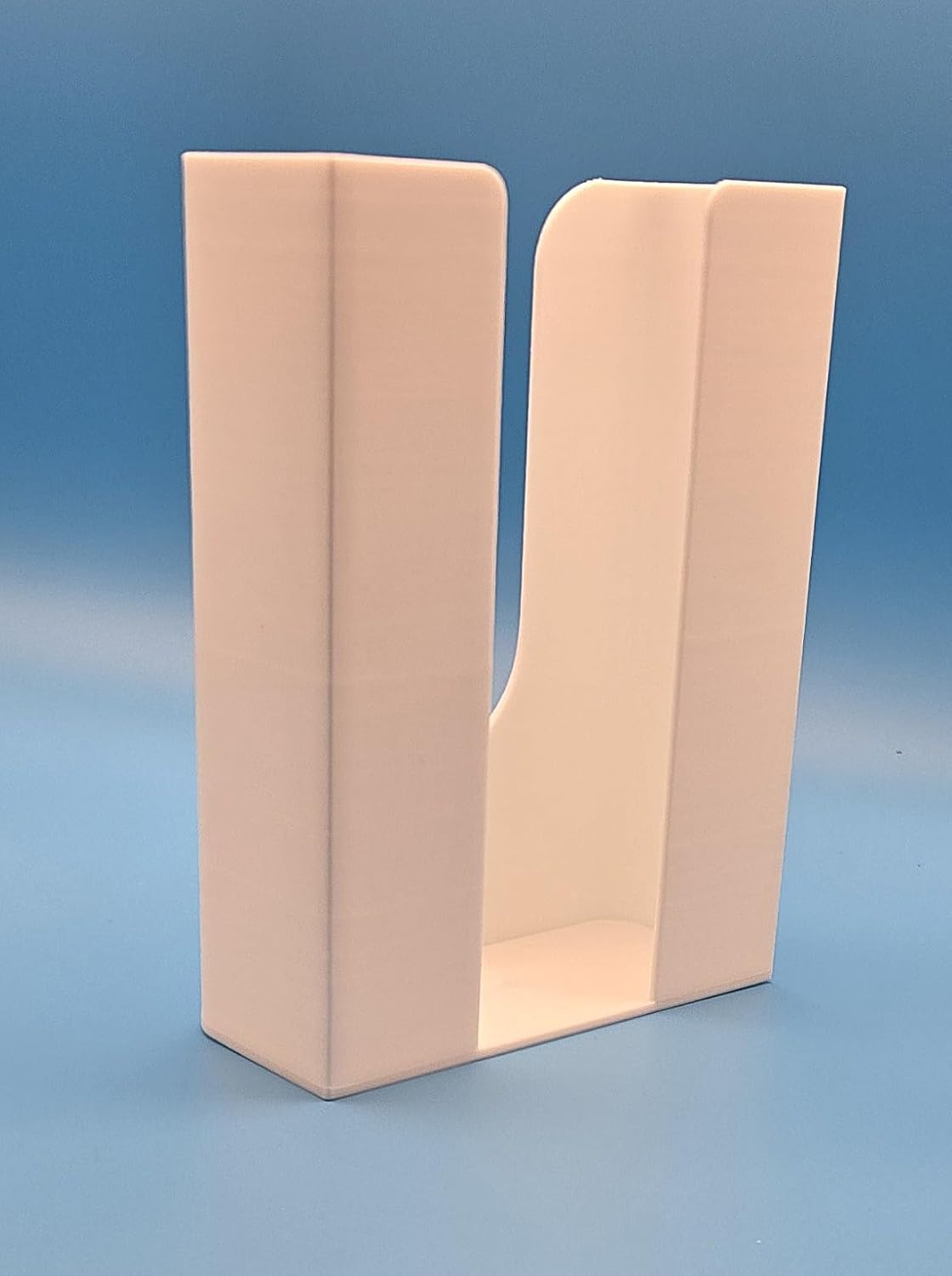 Bathroom Wipes Dispenser - New and Improved Version Holds Packaging for Easy Wipe Access. Wall Mountable - Includes mounting Tape. KWD-Wh (White)