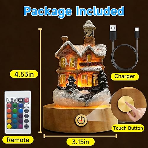 Miniatura 2 de Luz nocturna para Navidad, pequeñas lámparas de mesa decorativas con control remoto, regalo para niños y niñas adolescentes, dormitorio, sala de