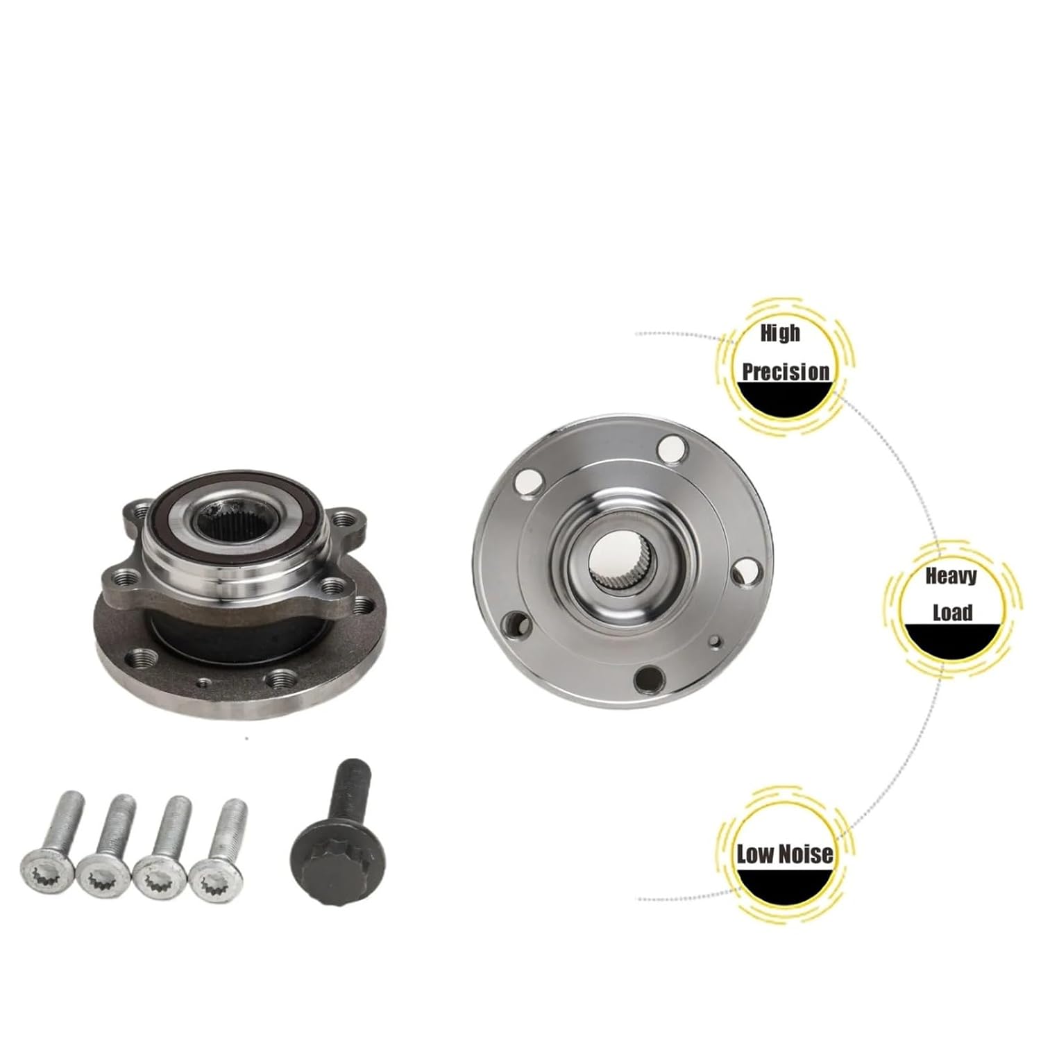VKBA3643 Front Or Rear Wheel Hub Bearing Assembly 1T0498621 5K0498621 1Pcs