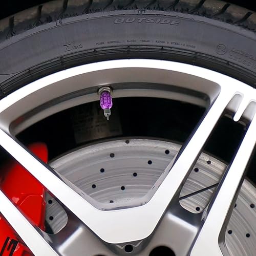 Miniatura 7 de 4 tapones para válvula de neumático de automóvil, herméticos y antioxidantes, universales para la mayoría de automóviles, vehículos, bicicletas,