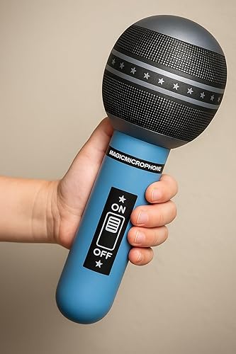 Miniatura 4 de Micrófonos inflables, juego de 24 piezas, infladores de micrófono de juego de simulación, juguetes duraderos para piscina de agua en varios colores,