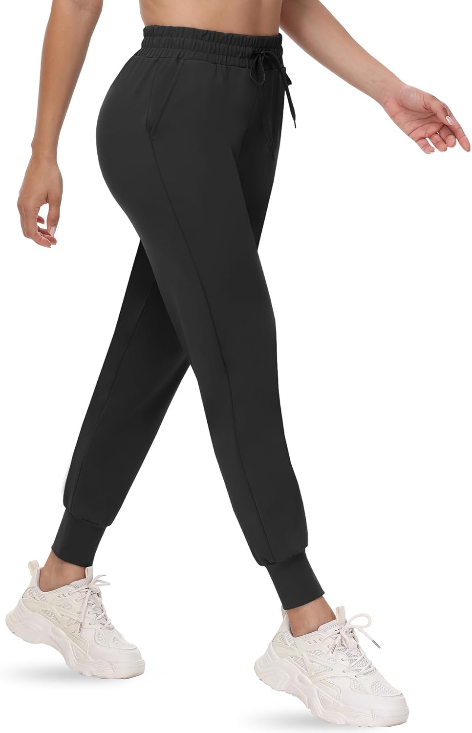 CAMPSNAIL Joggers for Women with Pockets - Womens Sweatpants Yoga Lounge Relaxed-fit Pants for Workout Running