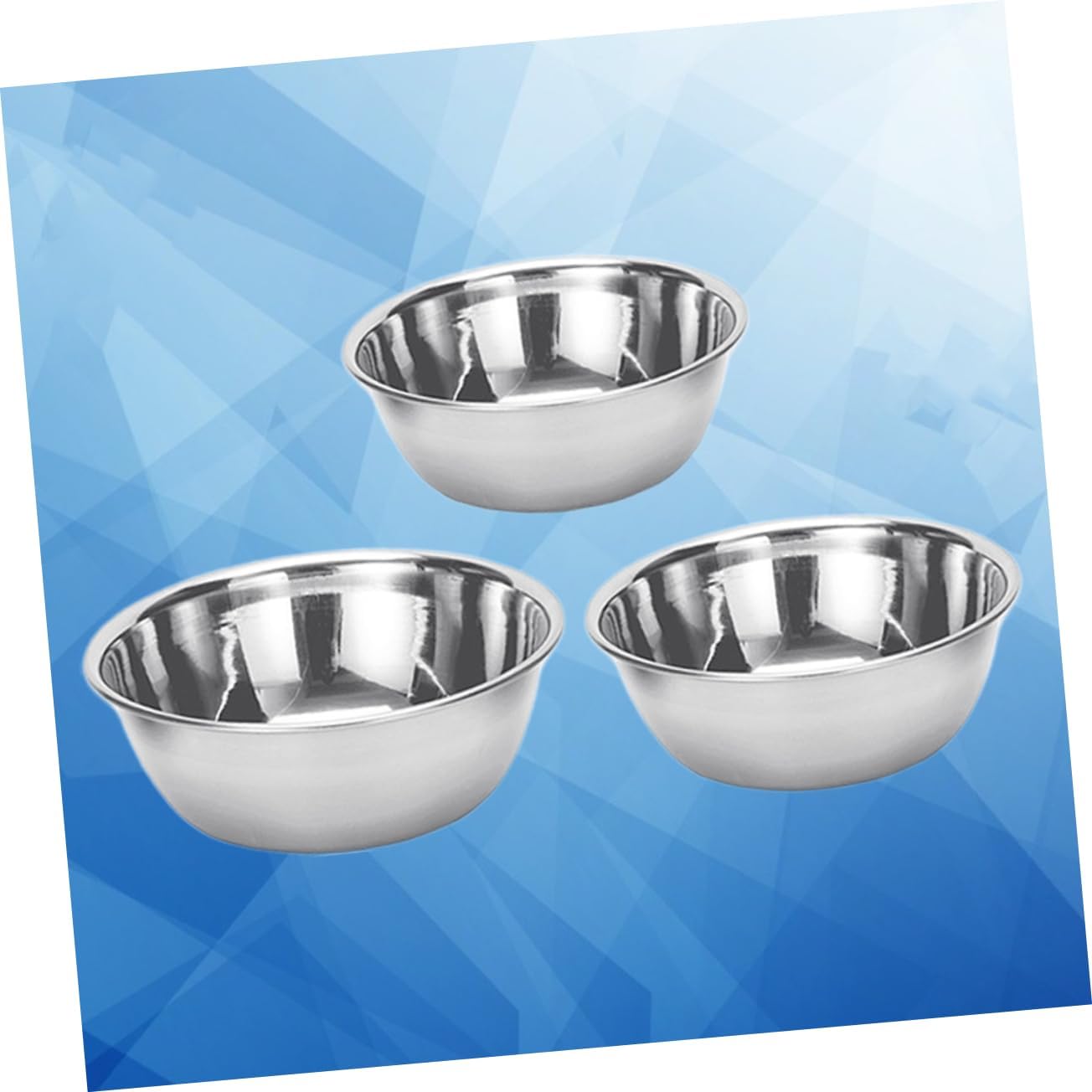 Didiseaon 3pcs Stainless Steel Iodine Bowls Multipurpose Bowls for and Salon Use and Easy to Clean