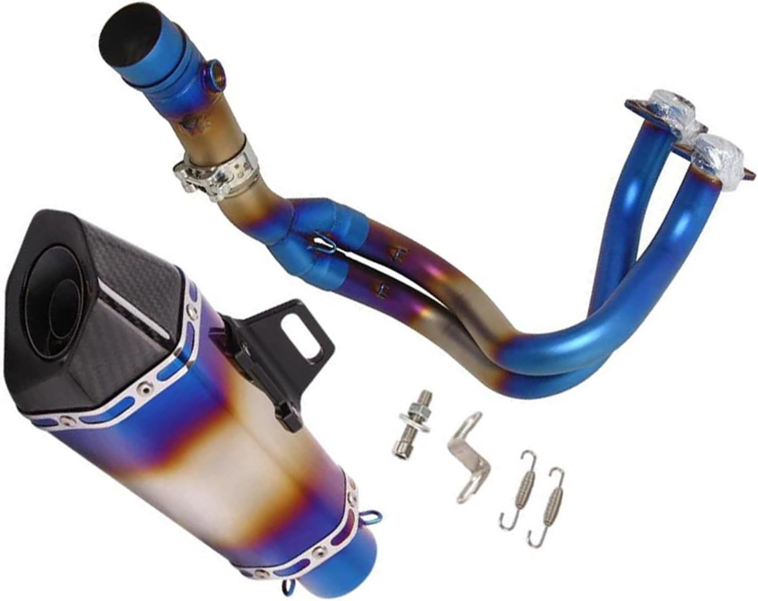 スーパーロング激鳴き二重管バッフル　爆鳴きサイレンサー☆要相談☆ スーパーロング激鳴き二重管バッフル 爆鳴きサイレンサー 真スーパー