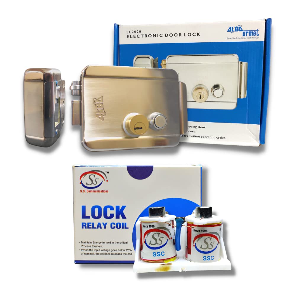 Buy Alba Electronic Lock with SSC Coil, Door Lock Stainless Steel