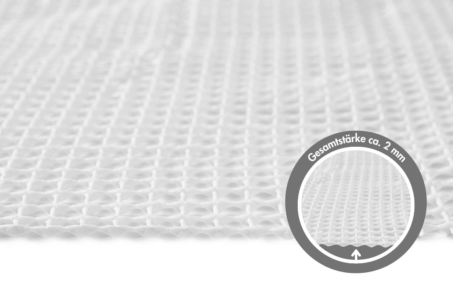 andiamo Teppich Stop - Alfombrilla Antideslizante para Alfombra (240 x 300 cm), Color Blanco