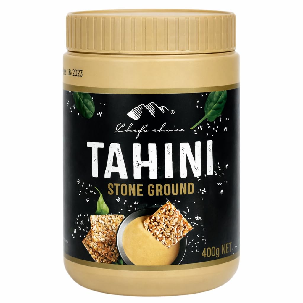 Amazon.co.jp: シェフズチョイス タヒニ 400g 石臼挽き Stone Ground