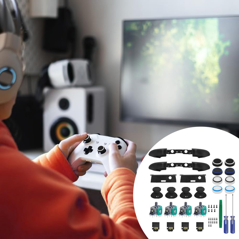 DaKuan 27-Piece Xbox One Controller Repair Kit – LB RB Bumpers, Joystick Replacement, Thumbsticks, Screwdrivers (T10/T8/T6), Headphone Jack Port,, Compatible with Xbox ONE Controller - Image 9