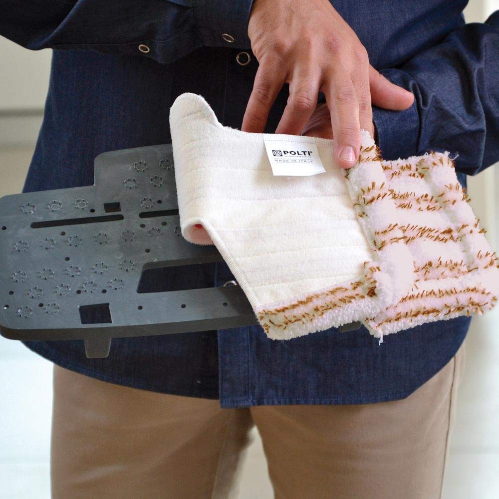 Polti - Kit 2 panni speciali per parquet con paraurti per Unico