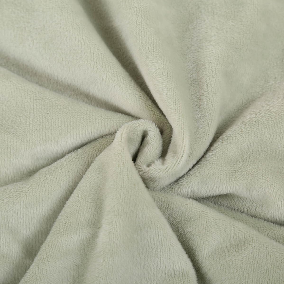 TOYANDONA Coperta Morbida in Pile per Letto, 130x160 Cm, Verde