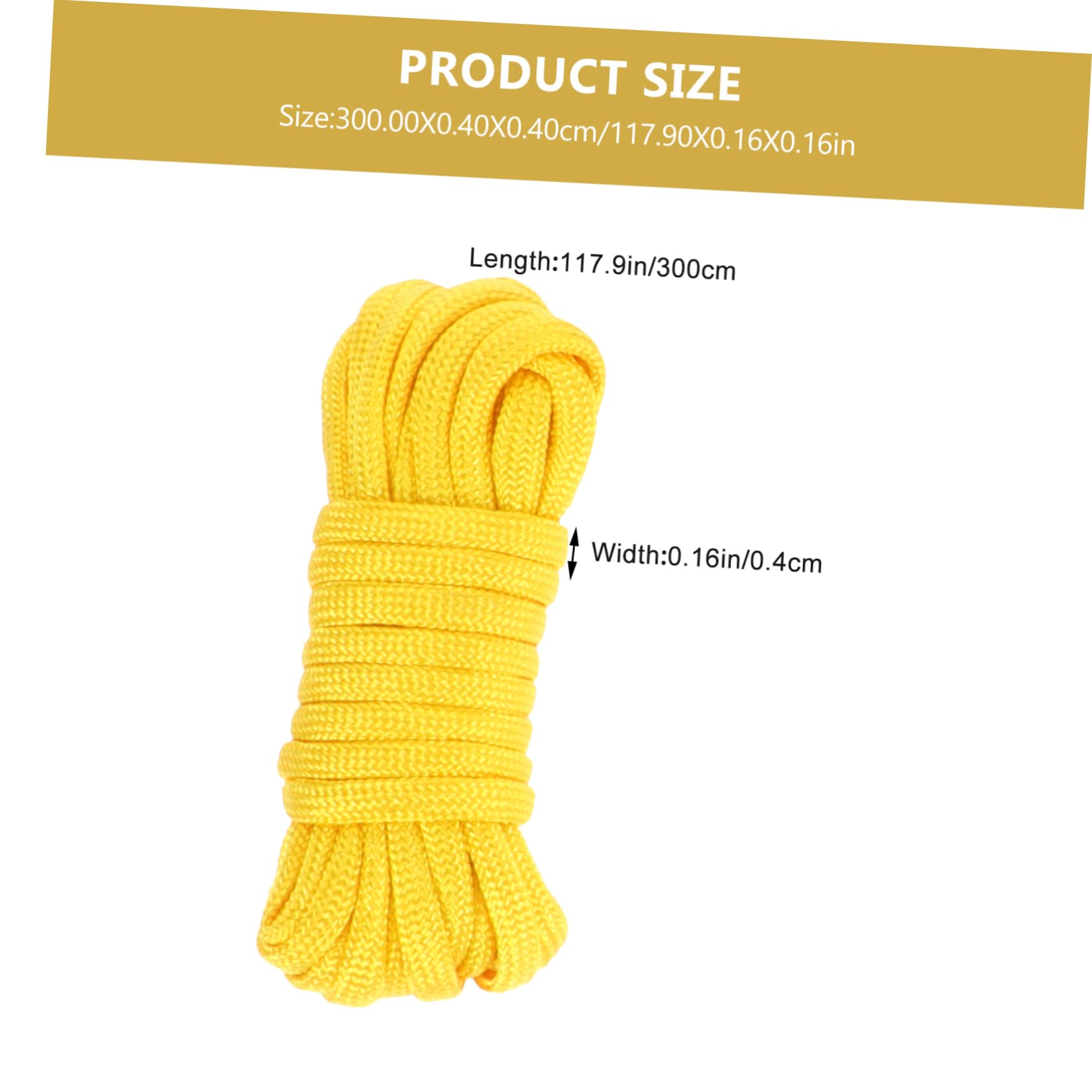 GAROZATION 5rolls Heavy-Duty Outdoor Tent Rope Wear-Resistant Climbing Cord Each for Camping Tarp Tie Downs and Survival Use Includes