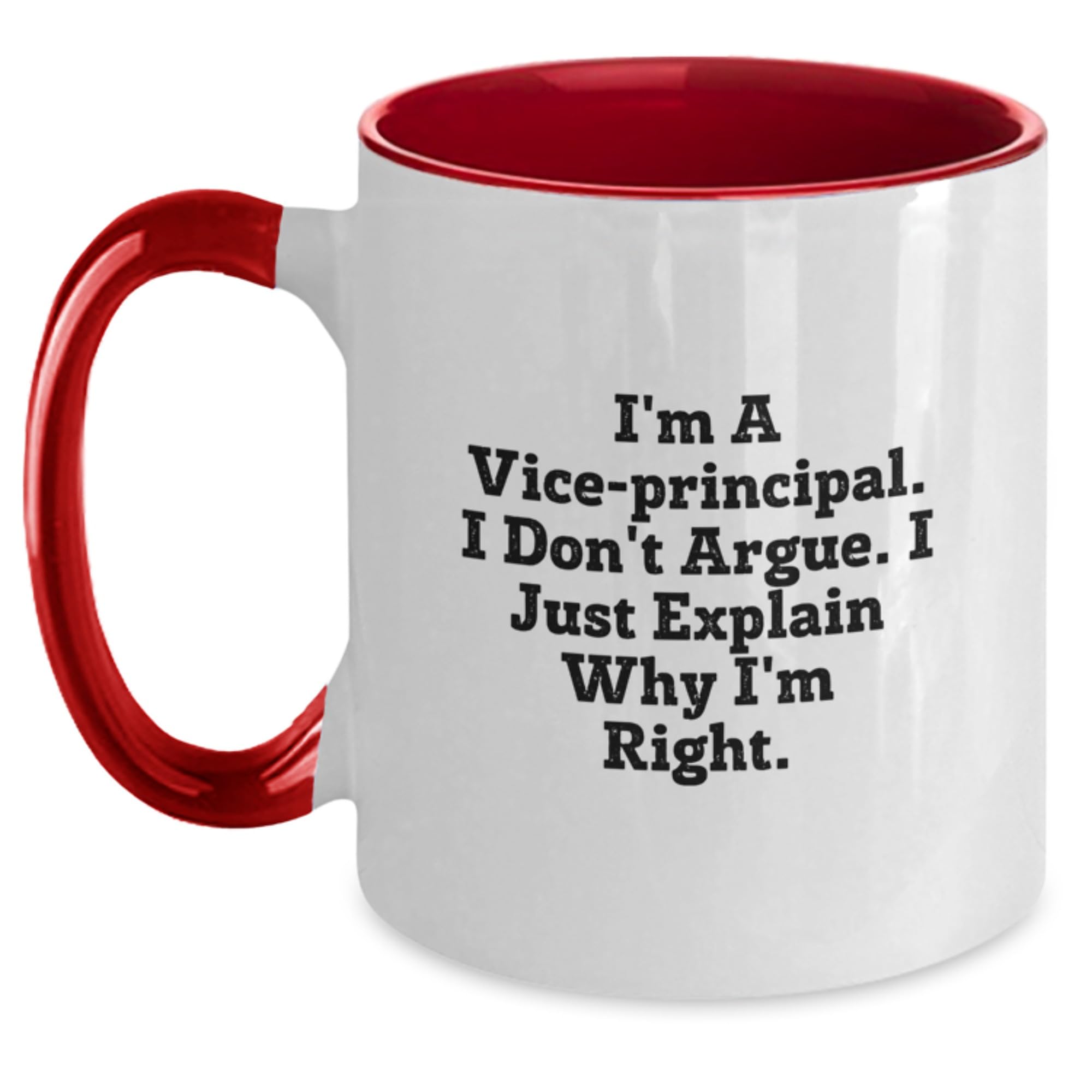 Funny Vice-Principal Gifts from Friends — funny ceramic mug from ShopProudGifts