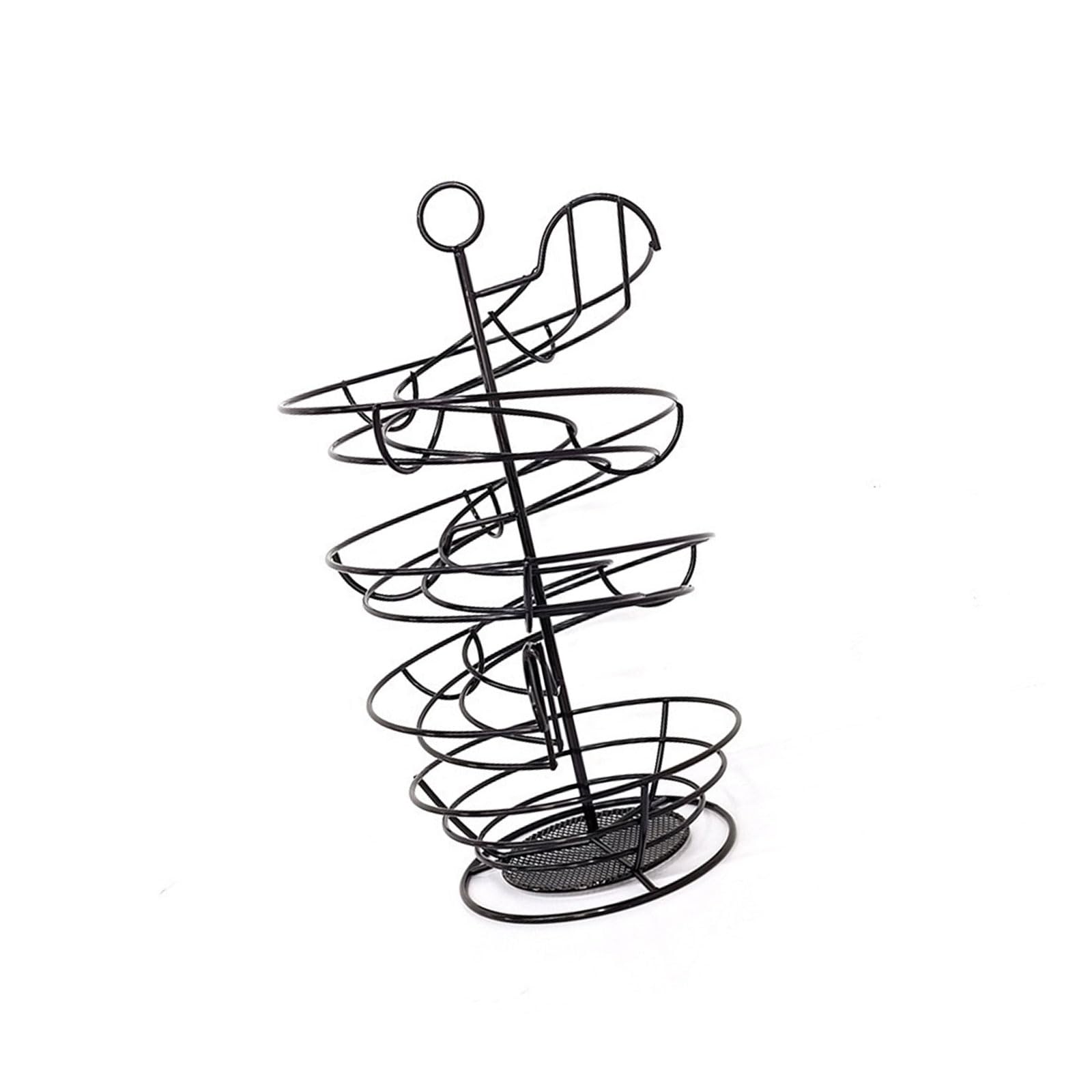 Efficient Helical Eggs Organizers Double Layer Storage for Quick Access to 36 and Condiments Optimizing Kitchen Workflows Space Saving Rack