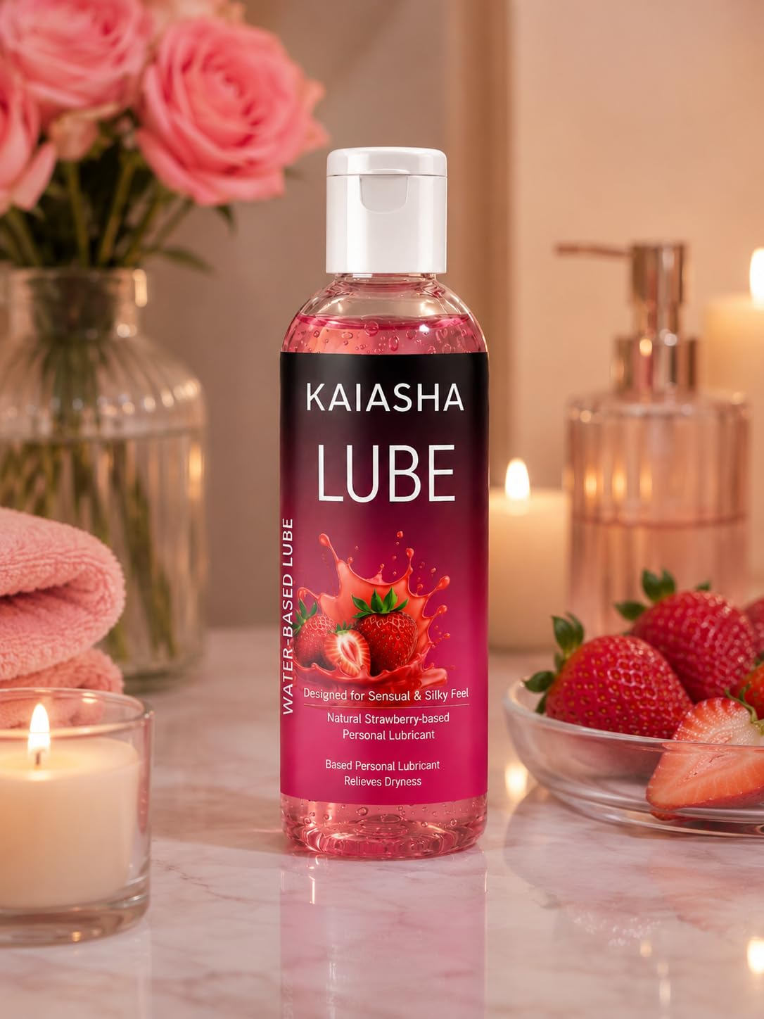 KAIASHA Strawberry Lube Gel - Image 1