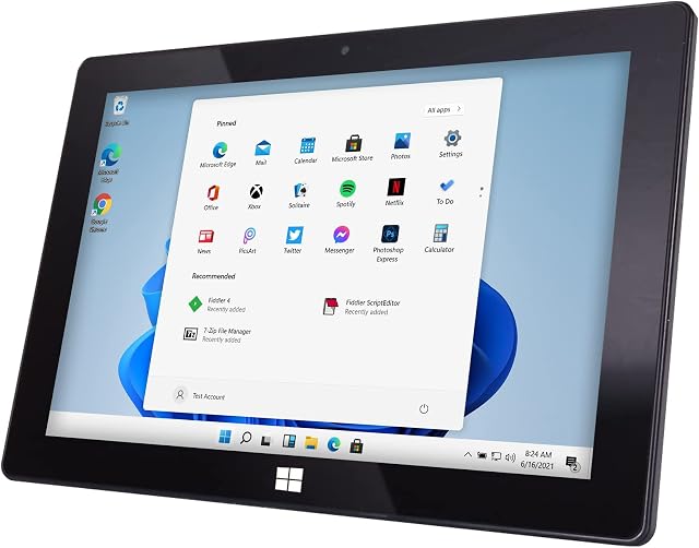 Fusion5 10" Windows 11 FWIN232 PLUS N4120 Intel Quad-Core Ultra Slim Windows Tablet PC - 4GB RAM, 64GB Storage, USB 3.0, Micro HDMI, 5MP & 2MP Cameras, Bluetooth
