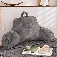 Vista 41 de Btargot Reading Pillow Bed Wedge Large Adult Backrest Lounge Cushion with Arms Back Support for Sitting Up in Bed Blue and Purple