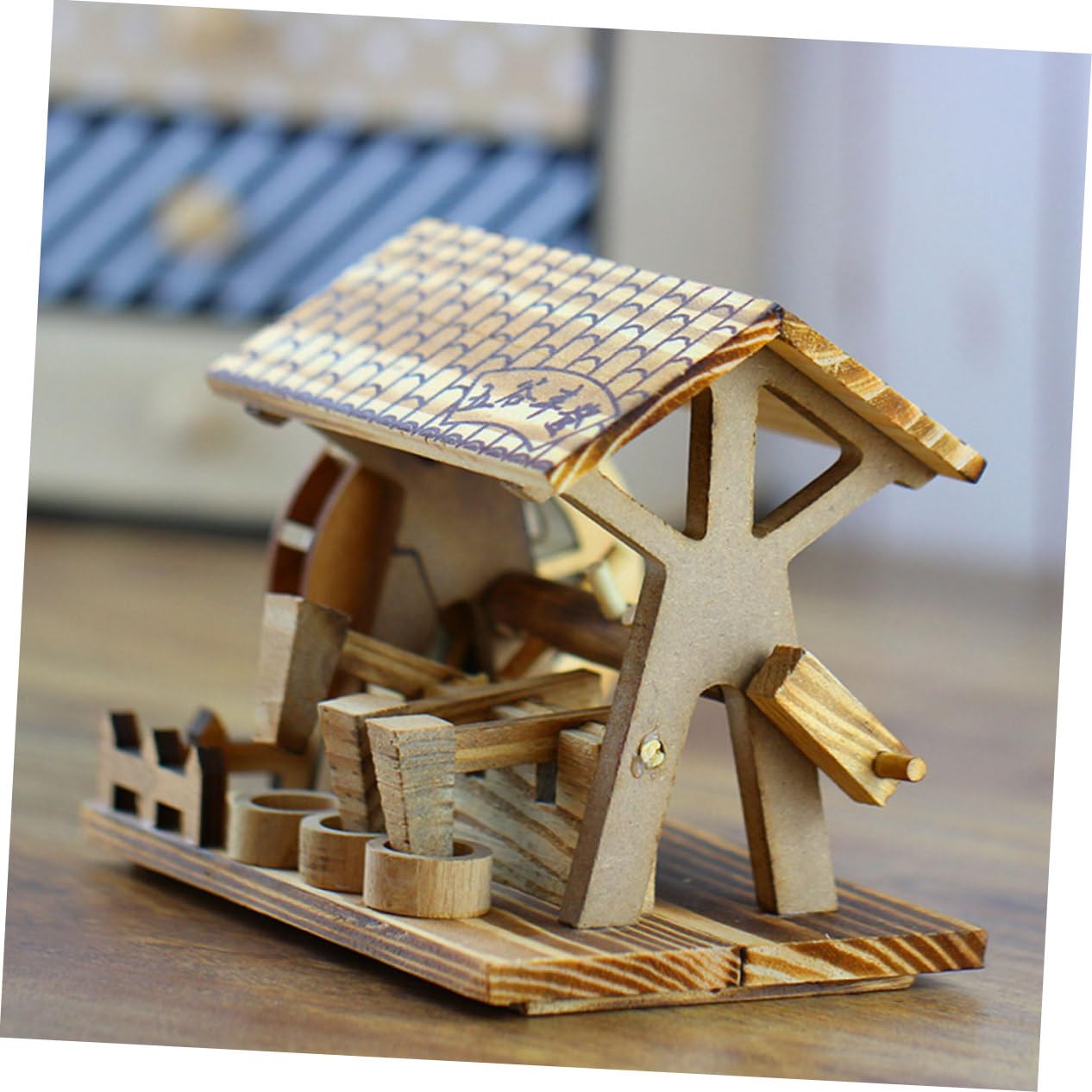 木製の車輪 水車 インテリア装飾用